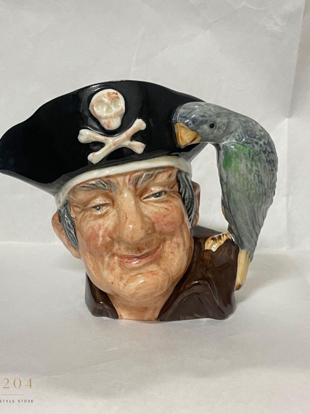 Vintage Royal Doulton "Long John Silver" character and Toby jug (model D6386)